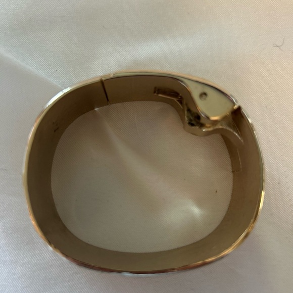 Jimmy Choo Gold Jewelry Cuff Bracelet - Picture 2 of 8